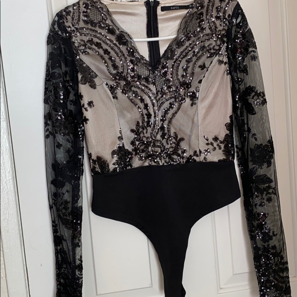 Black zaful bodysuit